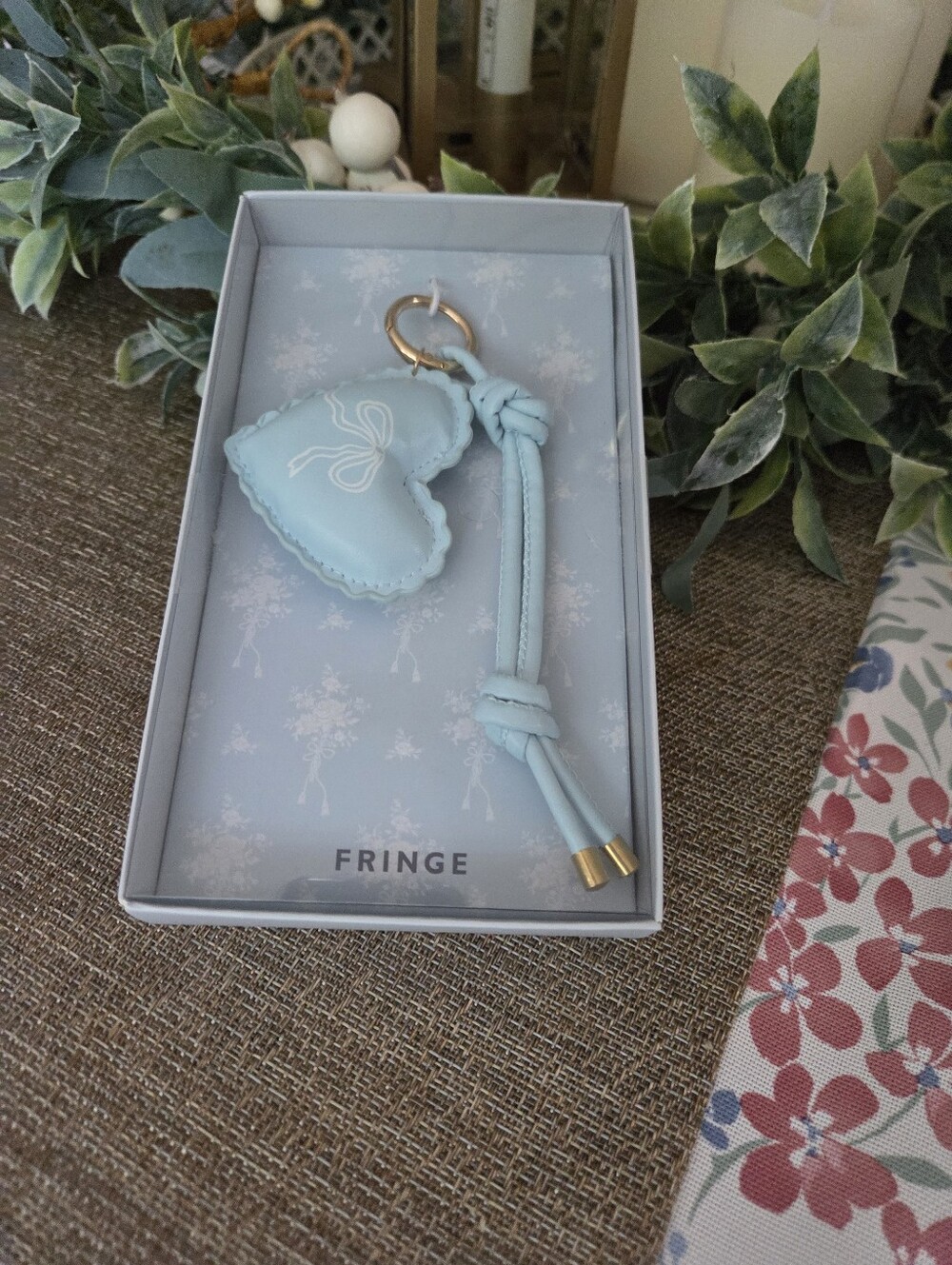 Fringe Studio Faux Leather Bag Charm Set